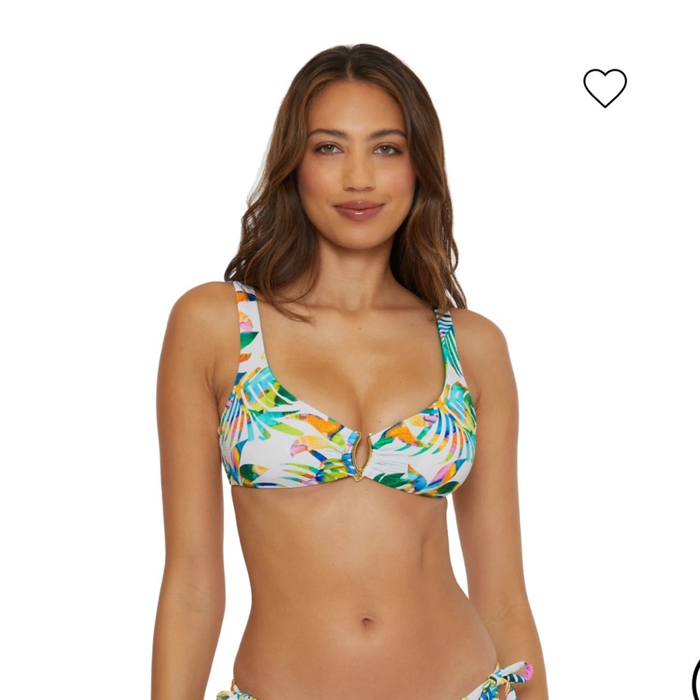 NWT Becca Isla Verde Scoop Top